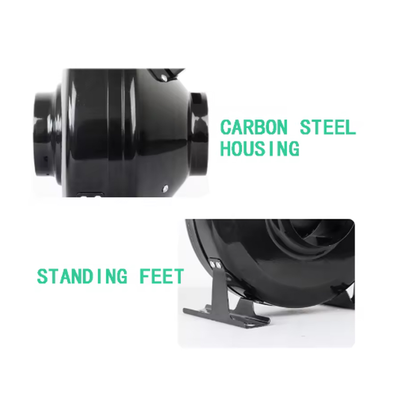 AC/DC centrifugal double inlet backward blower fan